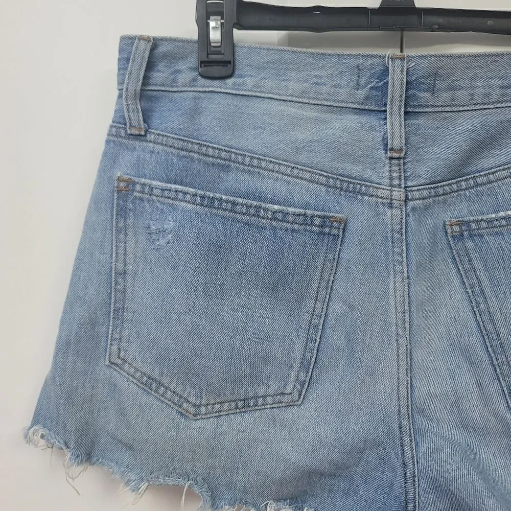 Madewell relaxed denim shorts , size 28